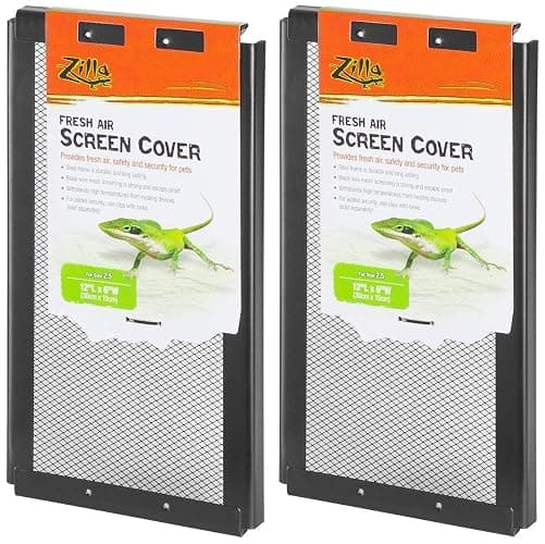 Zilla 2 Pack of Fresh Air Screen Covers, 12-Inch X 6-Inch Each - Image 1