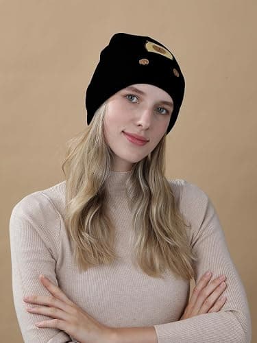 Bavace Capybara Hat Beanie Gifts for Women Men Funny Capybara Lover Christmas Birthday Decoration Embroidered Knit Gifts thumbnail 6