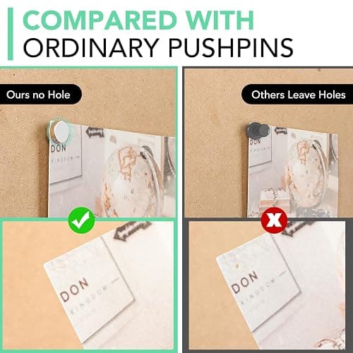 E BAVITE Magnetic Push Pins, 20 Sets Magnet Thumbtack for Wall Bulletin Board Strong Decorative Pushpins Clip for Map Picture Hanging Kit Poster Holder thumbnail 4