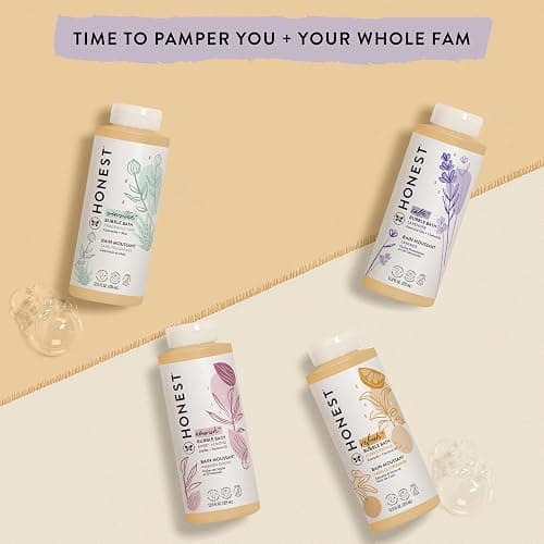 The Honest Company Foaming Bubble Bath Gentle Tear-Free Hypoallergenic Baby Wash with Naturally Derived Ingredients Lavender Calm 12 fl oz thumbnail 7