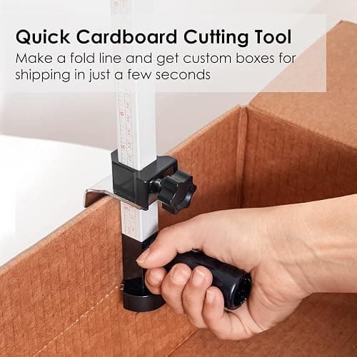 Box Resizer Tool with Scoring Wheel - Cardboard Box reducer to Customize Shipping Boxes - Box scorer Tool thumbnail 7