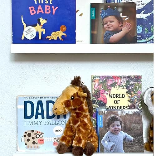 The Petting Zoo Giraffe Stuffed Animal Plushie, Gifts for Kids, Wild Onez Babiez Zoo Animals, Giraffe Plush Toy 6 inches thumbnail 2