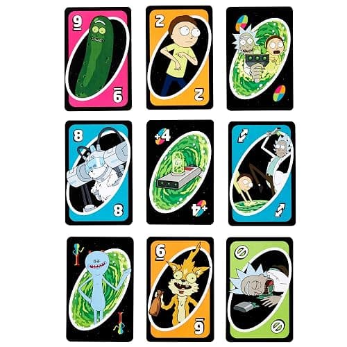 Mattel Games UNO Rick and Morty thumbnail 2