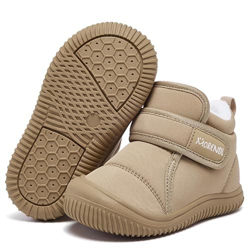 MORENDL Toddler Snow Boots Baby Booties Infant Winter Shoes First Walking Shoes - Image 1