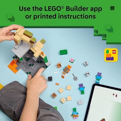 LEGO Minecraft Zombie Dungeon Building & Pretend Play Toy for Boys & Girls - Video Game Playset & Toy Figures for Kids, Ages 8+ - W/Wandering Wastelands Minifigure - Gift Idea for Birthdays - 21587 thumbnail 6