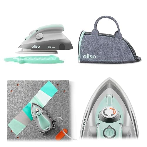 oliso Carry Bag M3Pro and M2Pro mini irons - Fits most mini travel size irons, ideal for travel or storage - Aqua thumbnail 8