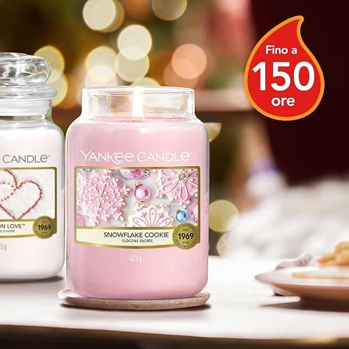 Yankee Candle Candela profumata in giara grande | Biscotto del fiocco di neve | Durata Fino a 150 Ore | Regali perfetti per le donne thumbnail 2