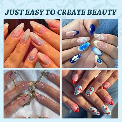 Lsnisni Short Almond Nail Tips, 288PC Gel Acrylic Nail Tips, Clear Nail Tips, Nail Supplies Suitable for Women or Girls to DIY Nails 12 Sizes For Your Choice! thumbnail 7