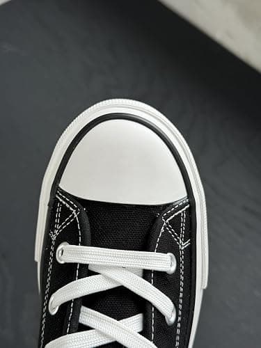 OPOEE Womens High Top Canvas Sneakers,Lace-up Canvas Shoes,Casual Tennis Walking Shoes Men's Canvas Shoes thumbnail 6