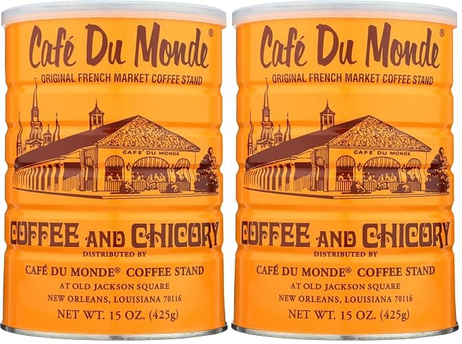 Cafe Du Monde Coffee Chicory | Ground | 15 Ounce | Pack of 2 - Image 1