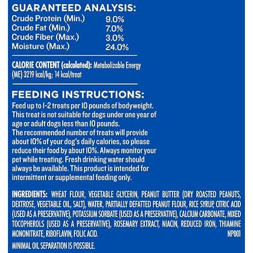 Milk-Bone Peanut Buttery Bites Soft Dog Treats with Jif Peanut Butter, 11.8 Ounce Bag thumbnail 7