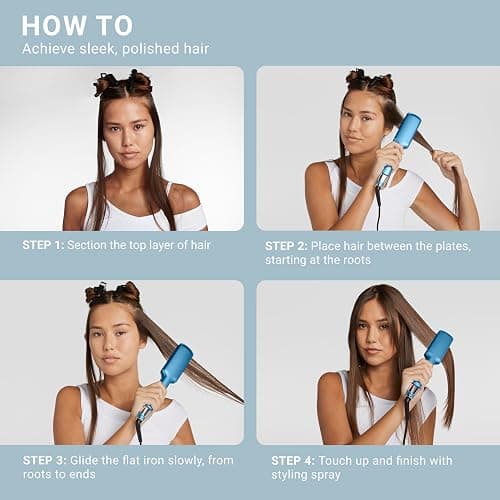 BabylissPRO Nano Titanium Ultra-Sleek Hair Straightener, Flat Iron for All Hair Types thumbnail 7
