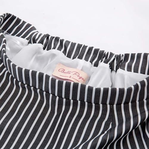 Belle Poque Women's Vintage Stripes Gothic Victorian Skirt Renaissance Style Falda thumbnail 2