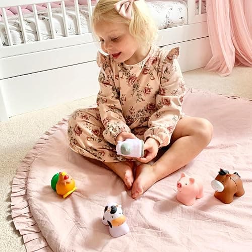 Melissa & Doug Pop Blocs Farm Animals Educational Baby Toy - 10 Linkable Pieces thumbnail 8