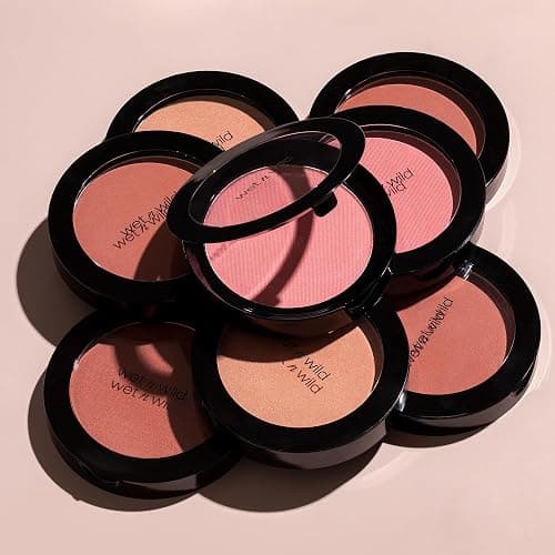 wet n wild Color Icon Blush, Effortless Matte Natural Sheer Glow & Seamless Blend, Luxuriously Infused Smooth Jojoba Oil, Cruelty-Free & Vegan - Pinch Me Pink thumbnail 9