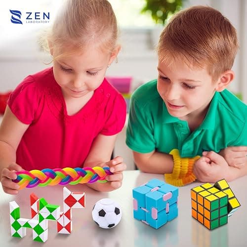 Fidget Toys Pack 50 Pcs – Party Favors for Kids 8-12, Stocking Stuffers for Kids, Bulk Sensory Toys for Classroom Treasure Box Prizes, Goodie Bags, Birthday Gifts thumbnail 8