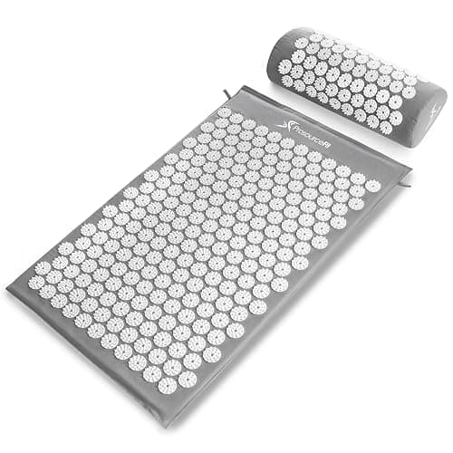 ProsourceFit Acupressure Mat and Pillow Set for Back/Neck Pain Relief and Muscle Relaxation - Image 1