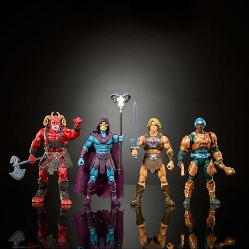 ​Masters of the Universe Action Figure Toy 4 Pack, 5.5 Inch 2026 Movie Accurate with 1 Exclusive, 14 Posable Joints (Amazon Exclusive) thumbnail 2