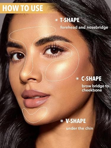 SHEGLAM Cream Highlighter Stick Long Lasting Brightening Non-Caking Highlighter Makeup - Vanilla Frost thumbnail 5