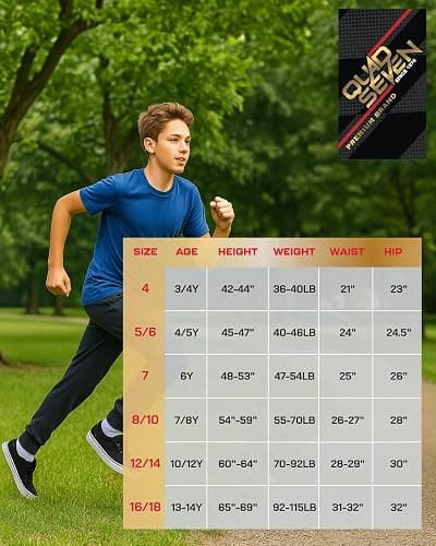 Quad Seven Boys Sweat Suit Set - 4 Piece Soft Fleece Pullover Hoodies and Athletic Cargo Jogger Sweatpants for Boys (5-18) thumbnail 7