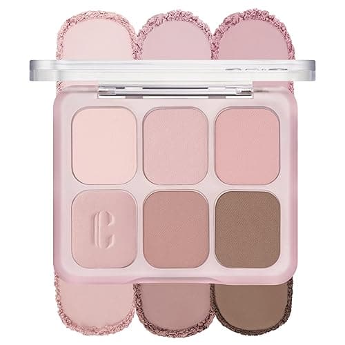CLIO Muse Master Eyeshadow Palette, Korean Royal Heritage Edition, Baked Cream Powder Formula, Soft Lilac Mauve 6-Color with Matte & Shimmer for Daily Makeup, Safe for Sensitive Eyes (04 LILAC TALK) - Image 1