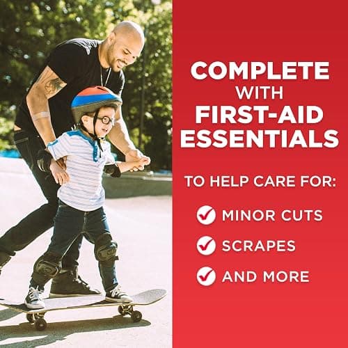 All-Purpose Portable Compact First Aid Kit for Minor Cuts, Scrapes, Sprains & Burns, Perfect for Home, Car, Travel, Camping Essentials & Outdoor Emergency Kit, 160 Pieces thumbnail 6