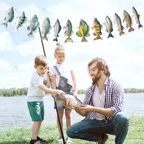 Abilat Gone Fishing Hanging Banner Fish Birthday Party Decorations for Kids Adults Bass Fishing Tournament Supplies Fish Themed Party Supplies Under The Sea Decor thumbnail 4