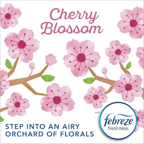 Glad Small Trash Bags 4 Gallon, Febreze Cherry Blossom Garbage Bags, Odor Resistant with Drawstring, 34 Count thumbnail 3