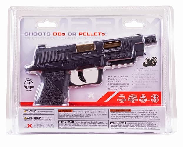 Umarex SA10 .177 Caliber Pellet or BB Gun Air Pistol, SA10 Air Pistol thumbnail 6