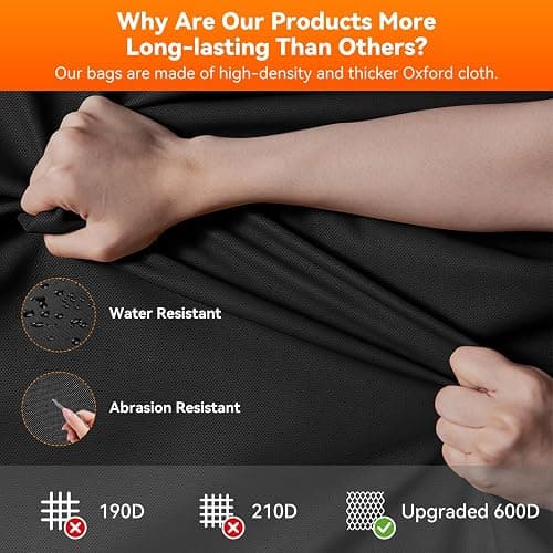 Trunk Organizer for SUV, 43" x 19" Large Capacity Car Organizers and Storage, Backseat Hanging Storage Bag with 10 Pockets, Adjustable & Waterproof Car Interior Accessories for SUV Truck MPV thumbnail 4