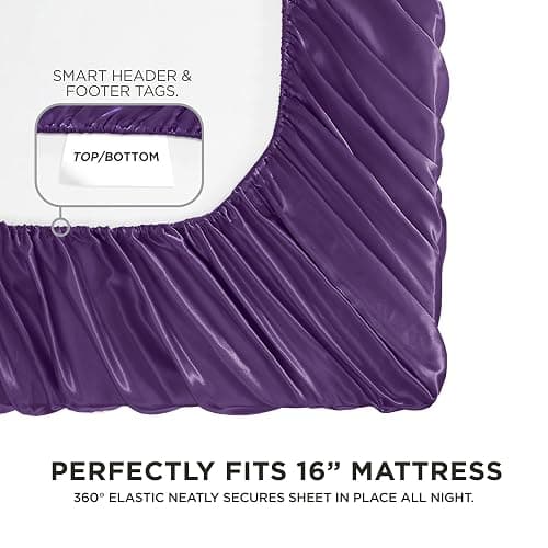 Juicy Couture queen-size satin/silk purple set thumbnail 3