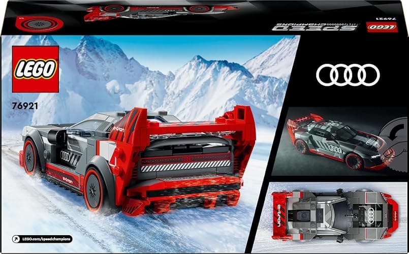 LEGO Speed Champions Voiture de Course Audi S1 e-Tron Quattro Véhicule Jouet, Set de Construction pour Enfants, Idée Cadeau pour Garçons et Filles Dès 9 Ans, Jeu en Autonomie, Déco pour Chambre 76921 thumbnail 9