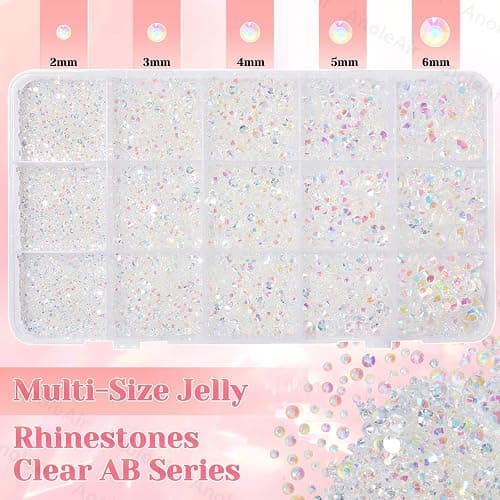 Clear bedazzling rhinestones thumbnail 2