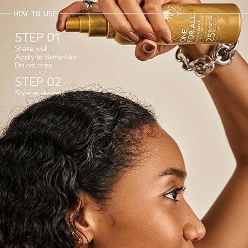 Aveda One For All Leave-In Elixir | 25 Benefits Including Hair Hydration, Heat Protection, Frizz Control | For All Hair Types And Textures | With Moringa Seed And Jojoba Oils thumbnail 6