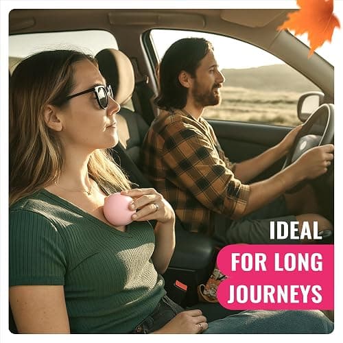 REVONS 3 in 1 Massage Ball Set - Lacrosse Balls for Myofascial Release, Back Pain Relief, Face Fitness, Trigger Points, Yoga, Physical Therapy, Muscle Recovery and Soft Deep Tissue Massage (Pink) thumbnail 7