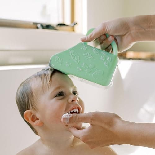 Dr. Brown's CleanUp Dino-Pour Baby Bath Rinse Cup, Tear-Free Rinsing for Babies and Toddlers, BPA Free thumbnail 2