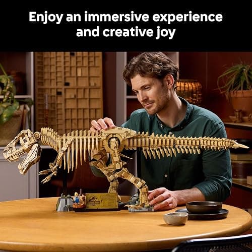 LEGO Jurassic World Dinosaur Fossils: Tyrannosaurus Rex - Building Set for Adults, Ages 18+ - Gift for Birthdays - Home Decor for Bedroom, Office, or Any Room - Collectible DIY Kit - 76968 thumbnail 4