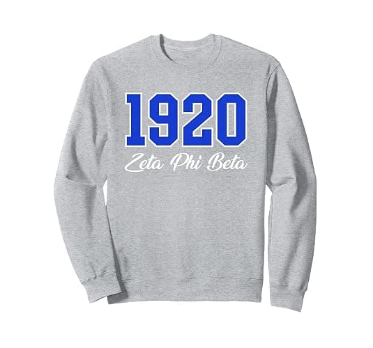 Zeta Phi Beta Sorority Paraphernalia, Zeta Phi Beta HBCU Sweatshirt - Image 1