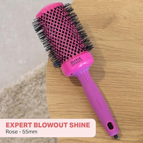 Olivia Garden Expert Blowout Shine – Brosse ronde en céramique antistatique pour brushing brillant et sans frisottis thumbnail 2
