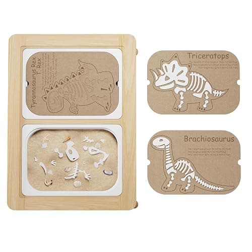 Ogears Sensory Table Flisat Trofast Inserts Dinosaurs Puzzle Set of 3 Pieces thumbnail 5