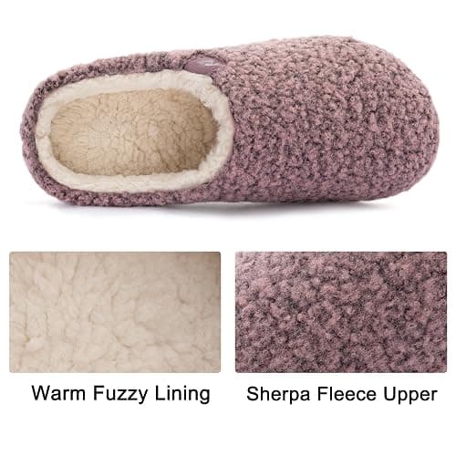 RockDove Women's Plush Retreat Sherpa Fleece Clog Slipper thumbnail 3