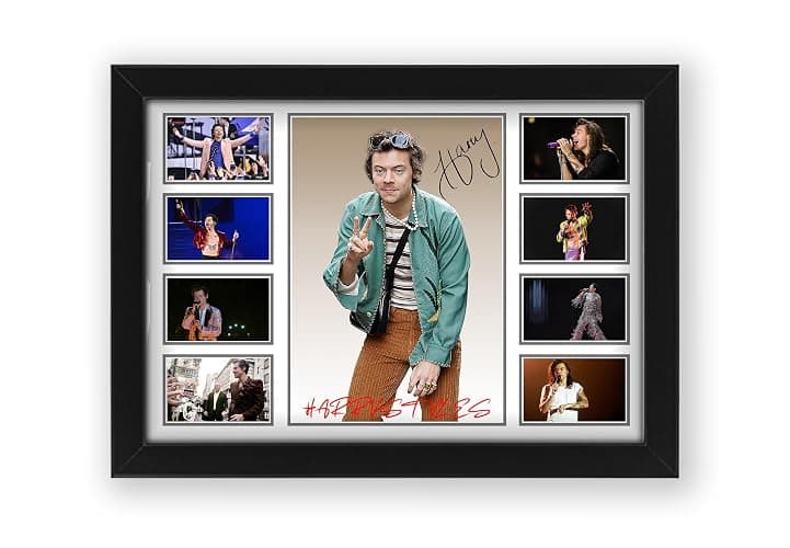 Harry Styles Signed Poster Print - Limited Edition Autograph Fan Gift – Collectible Memorabilia Merchandise (Unframed A3 (30x40cm)) - Image 1