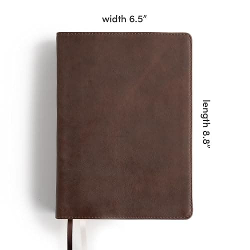 CSB She Reads Truth Bible, Brown Genuine Leather, Indexed, Black Letter, Full-Color Design, Wide Margins, Notetaking Space, Devotionals, Reading ... Ribbon Markers, Easy-to-Read Bible Serif Type thumbnail 11