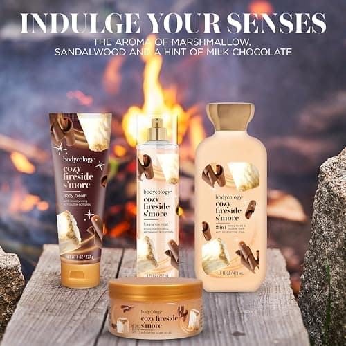 Bodycology Long-Lasting Fragrance Body Mist, Cozy Fireside S'more, 8 fl oz thumbnail 6