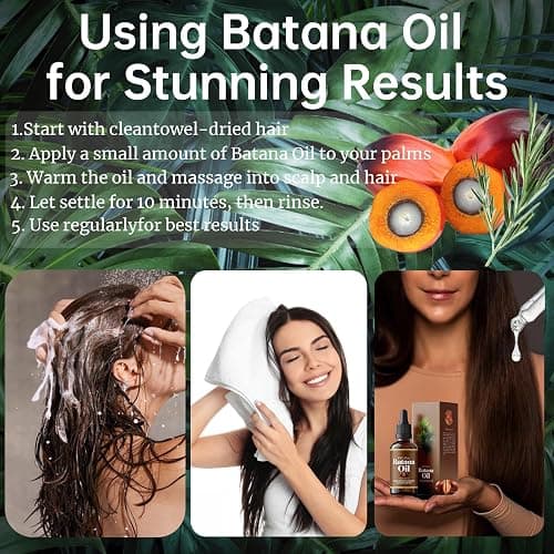 viohead Batana Oil for Hair Growth - 100% Pure & Natural Batana Oil with Rosemary from Honduras, Enhances Hair & Skin Radiance Nourishment, Reduce Hair Loss, Batana Hair Oil for All Hair Types (1Pcs) thumbnail 7