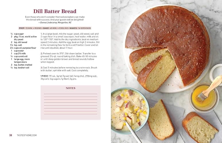 Taste of Home Breads: 100 Recipes for Oven-Fresh Loaves, Rolls, Biscuits, and More - Spiral-Bound, Baking for All Skill Levels (Taste of Home Baking) thumbnail 9