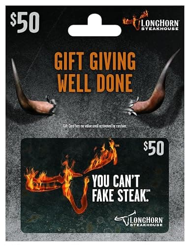 LongHorn Steakhouse $50 Gift Card - Image 1