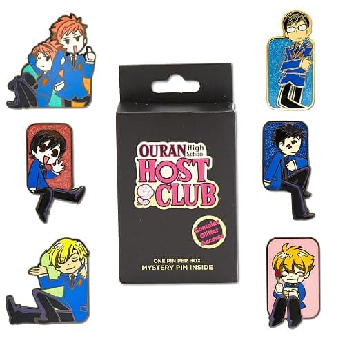 Ouran High School Host Club Mystery Enamel Pin Blind Box | Tamaki Suoh, Kyoya Ootori, Mori Takashi Morinozuka, Honey Mitsukuni Haninozuka, Haruhi Fujioka, or Hitachiin Twins thumbnail 4