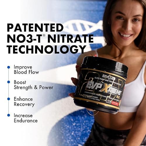 Evogen EVP Xtreme NO - Pre Workout Powder for Men & Women | Sugar Free Preworkout with Beta Alanine, Creatine, and Caffeine for Energy & Pump | Victory Punch | 40 Servings thumbnail 3
