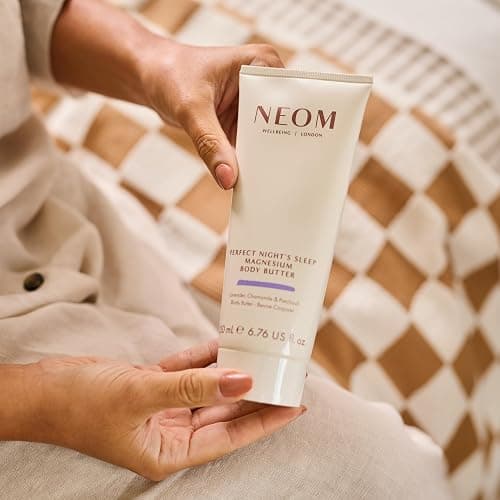 Neom - Magnesium Body Butter | 6.76 Fl Oz (200ml) | Lavender, Chamomile, & Patchouli | Lotion for Sleep with Essential Oils | 100% Natural Fragrances | Nourish & Soften | Signature Sleepy Scent thumbnail 2
